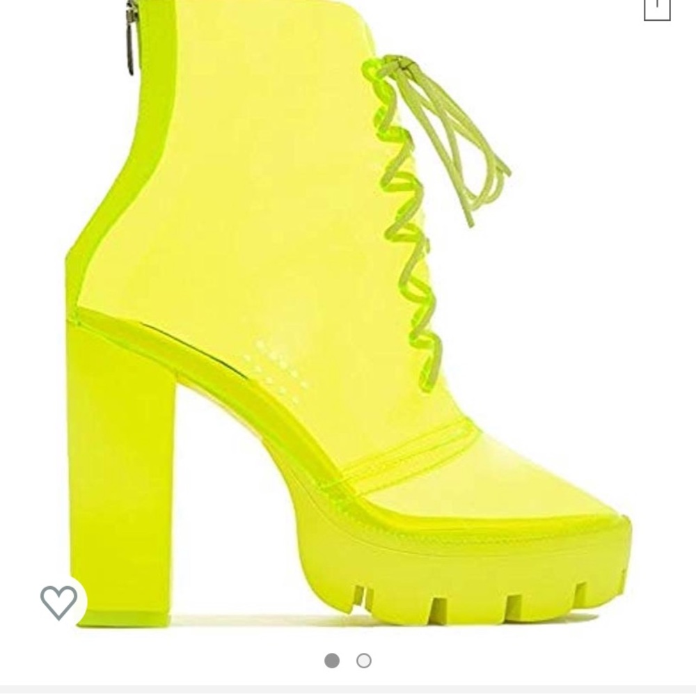 Lime Green Booties